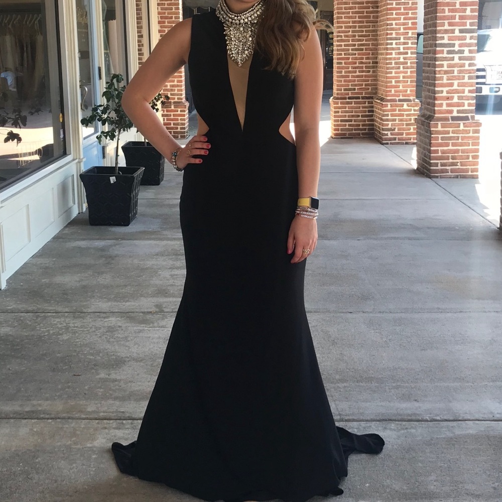 Black formal dress